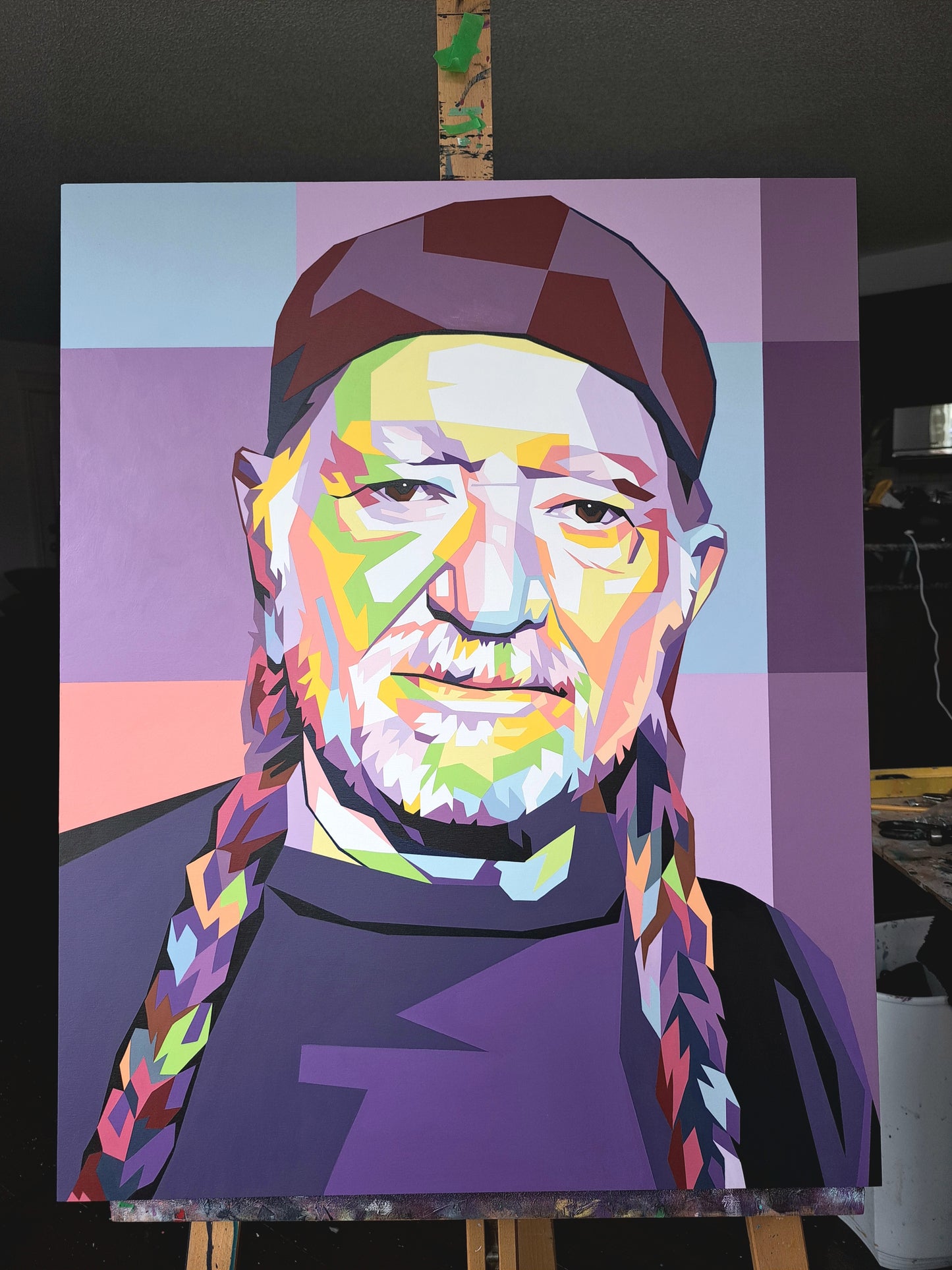 Willie Nelson Original Painting