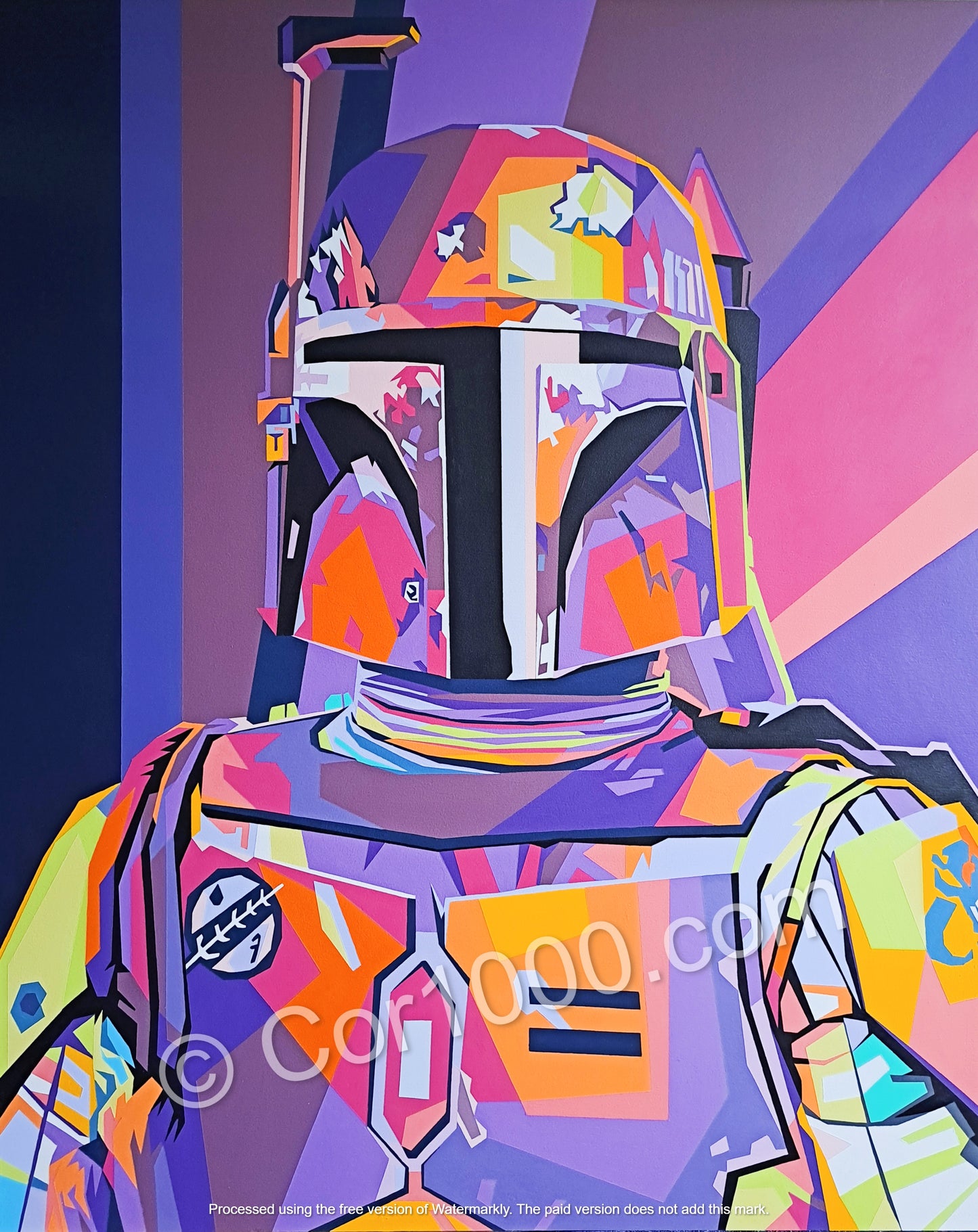 Original Painting - Boba Fett