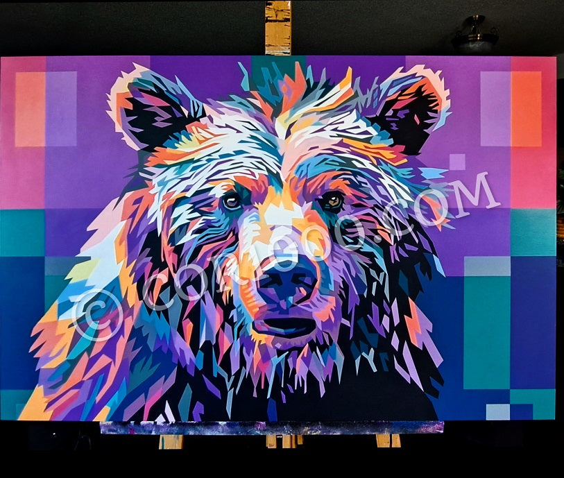 Original Painting - Bruce the Bear