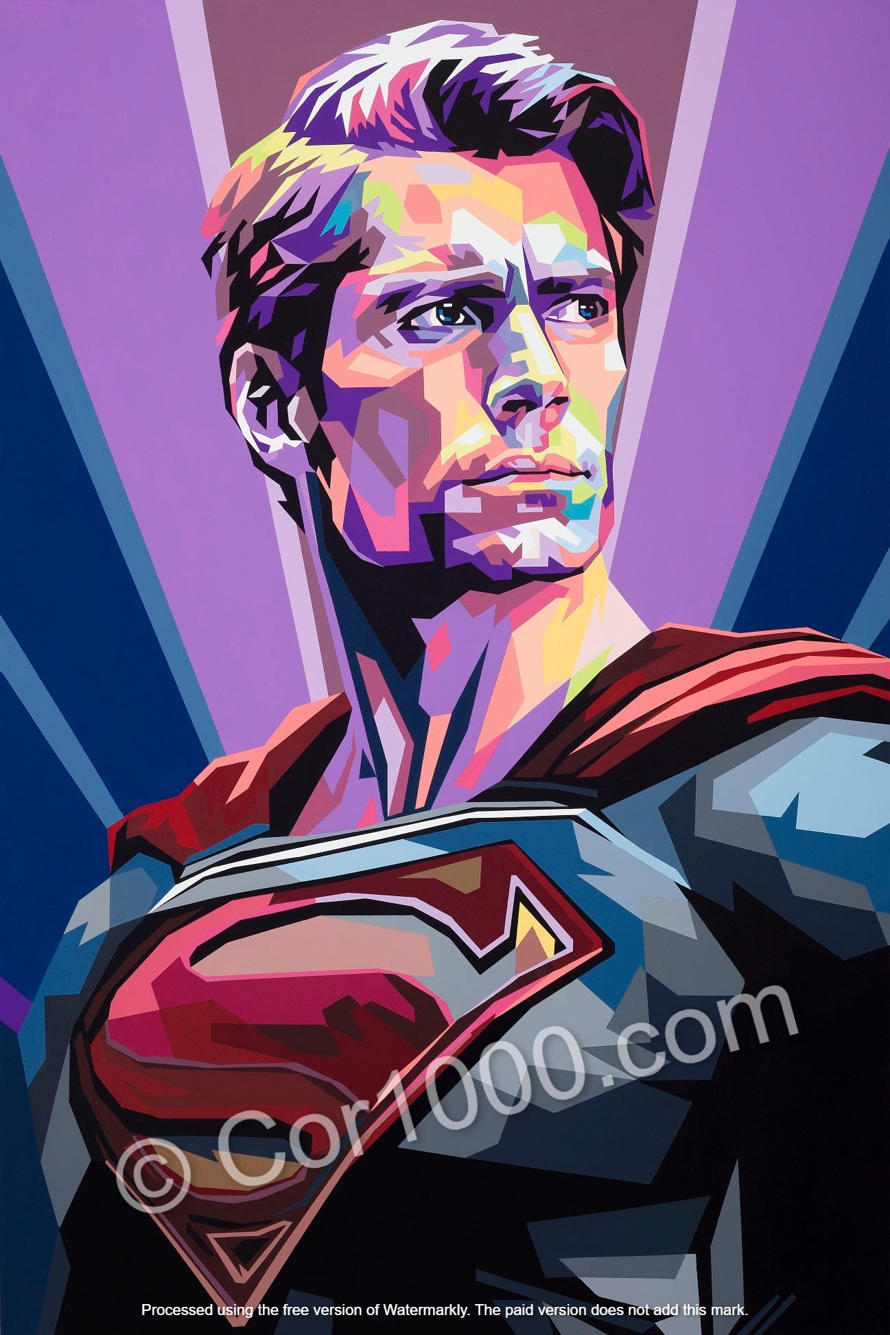 Original Painting - Superman - Henry Cavill