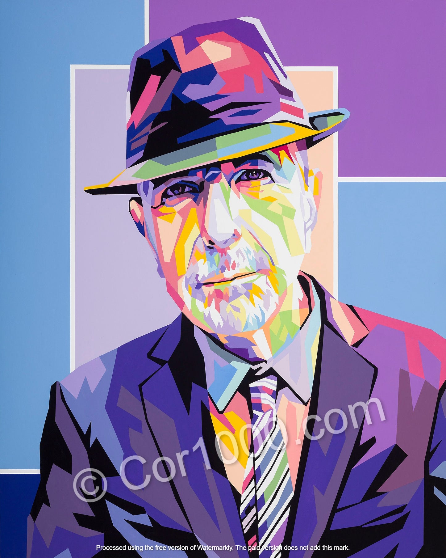 Original Painting - Leonard Cohen