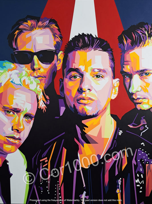 Original Painting - Depeche Mode