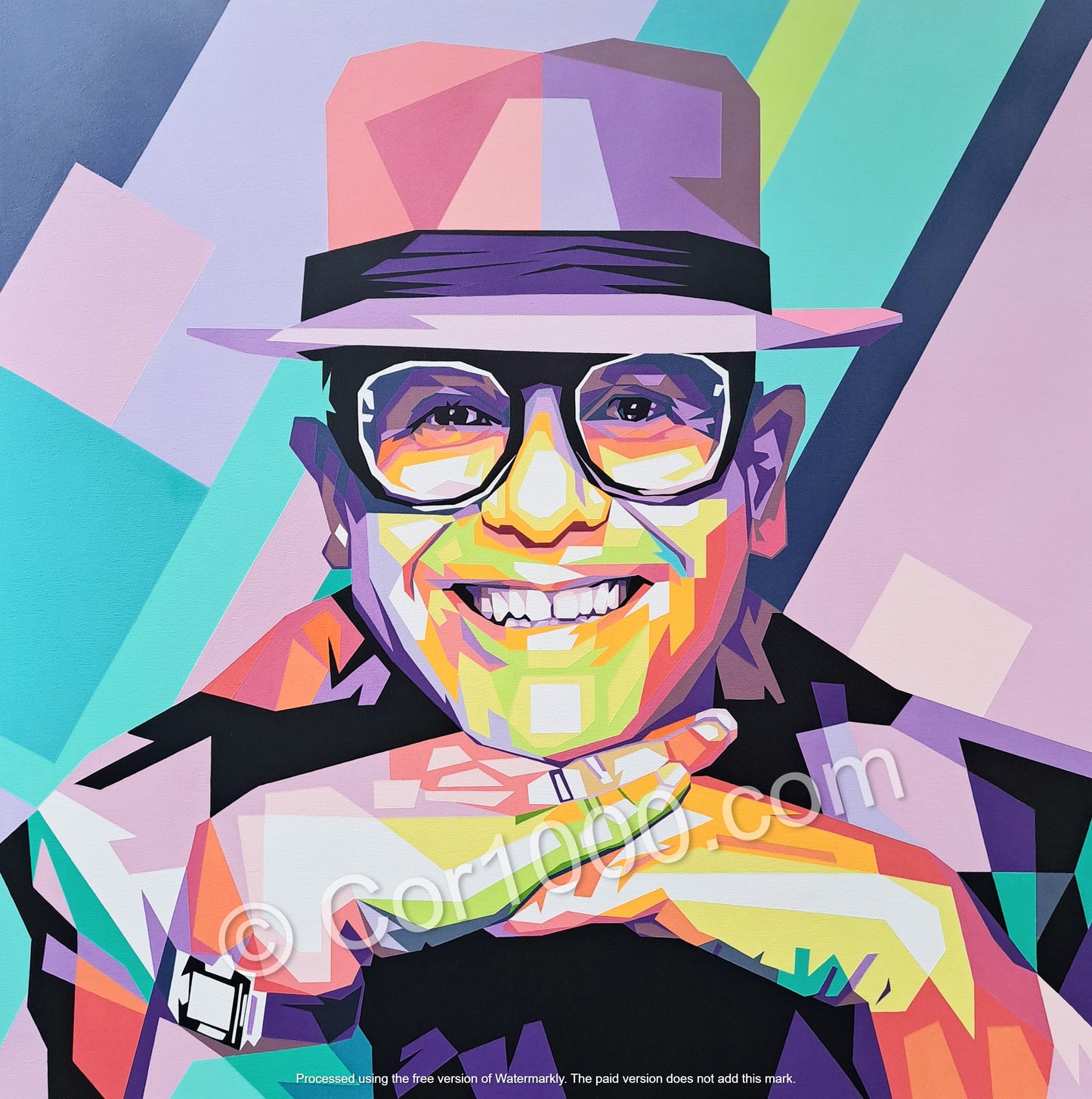 Original Painting - Elton John