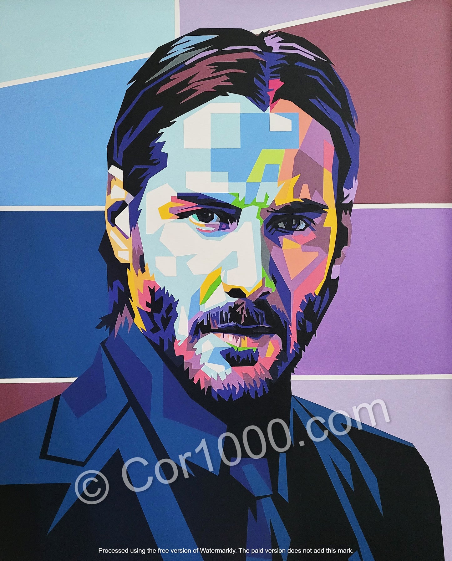 Original Painting - Keanu Reeves