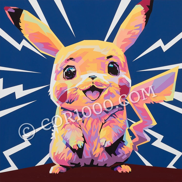 Original Painting - Pikachu / Pokemon