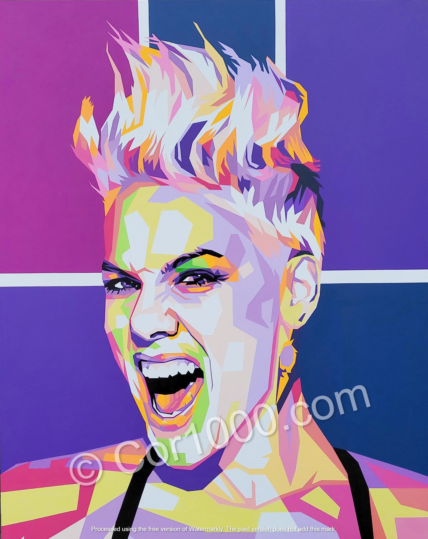 Original Painting - Pink