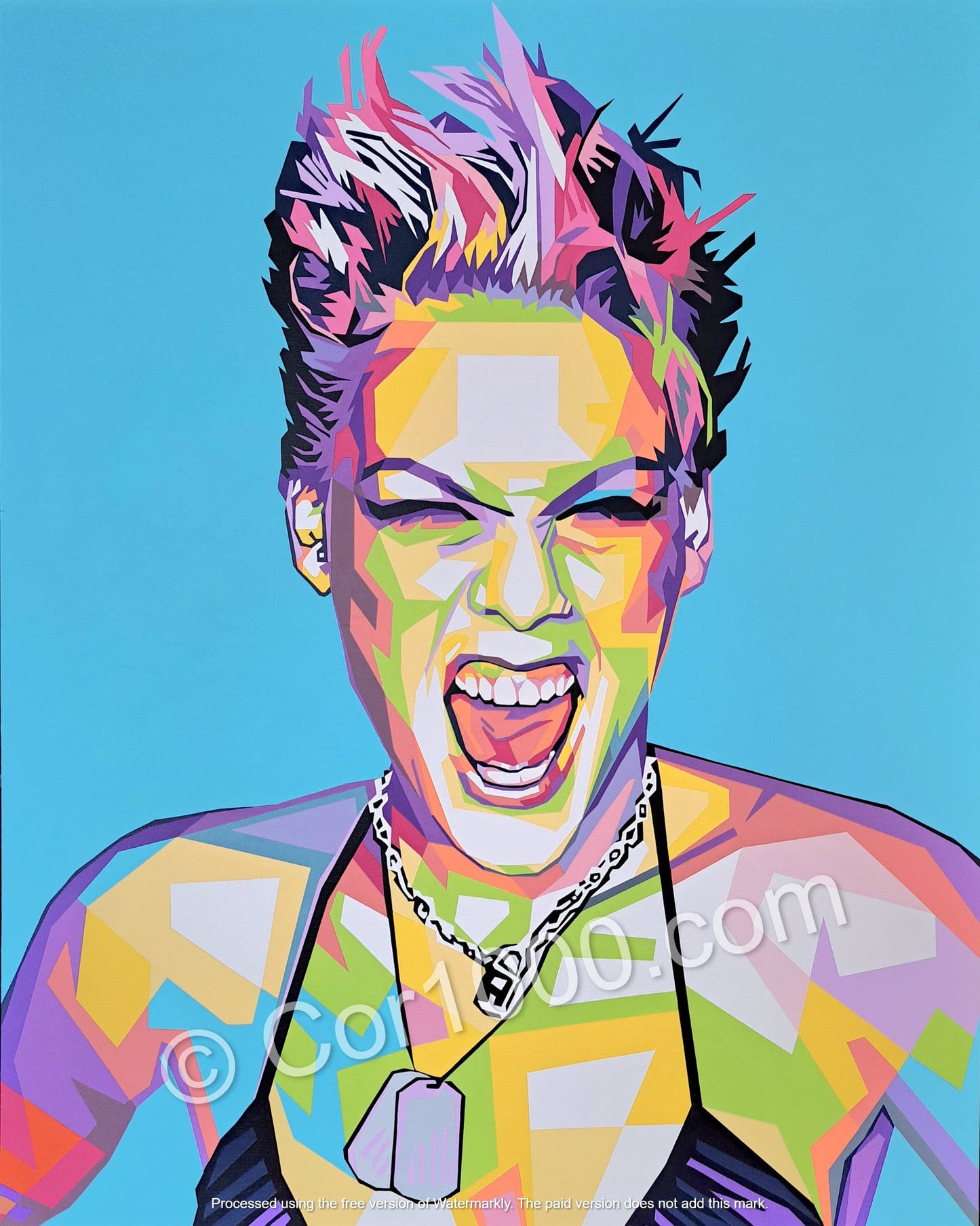 Original Painting - Pink