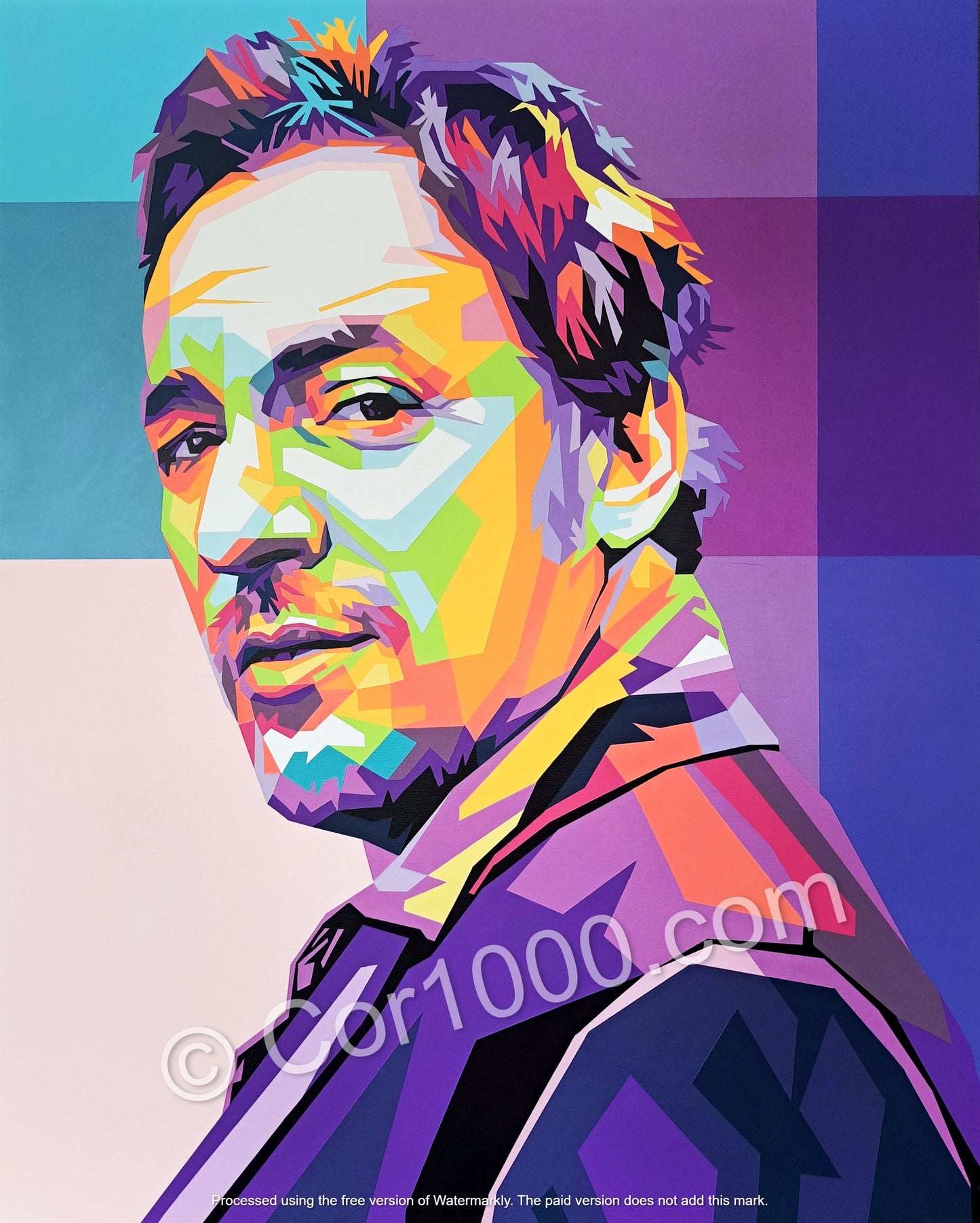 Original Painting - Bruce Springsteen