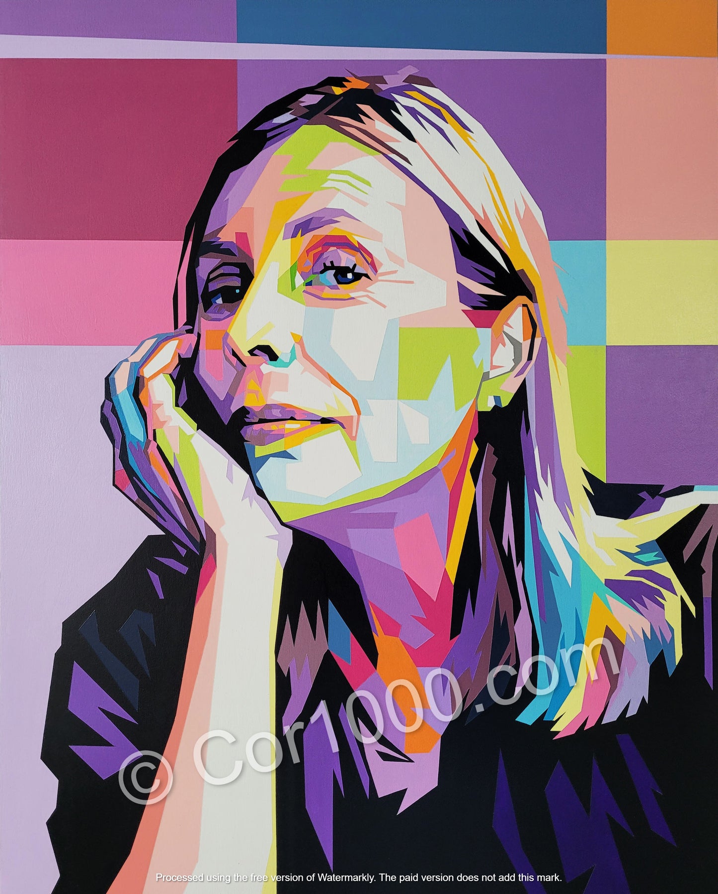 Original Painting - Joni Mitchell