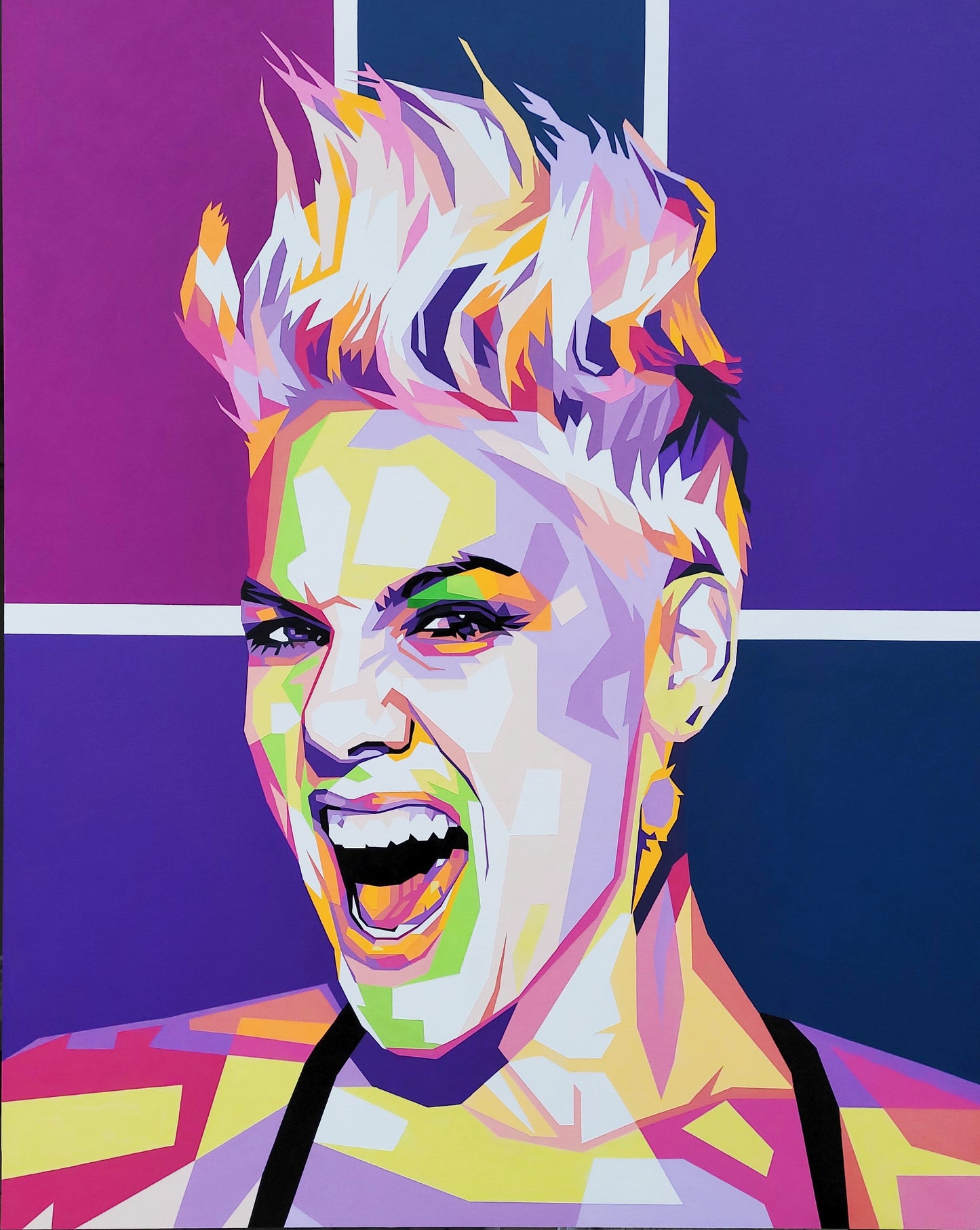 Original Painting - Pink