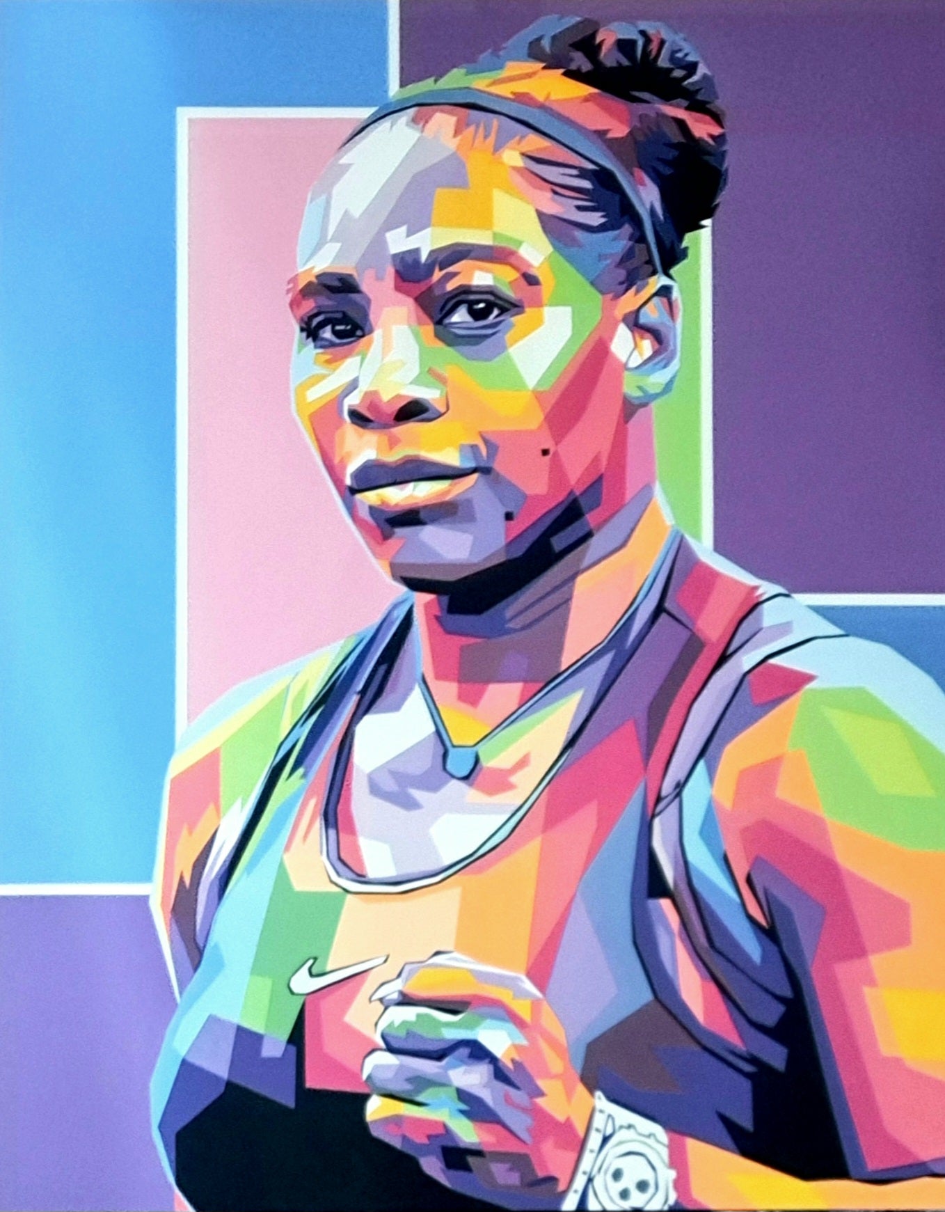 Original Painting - Serena Williams