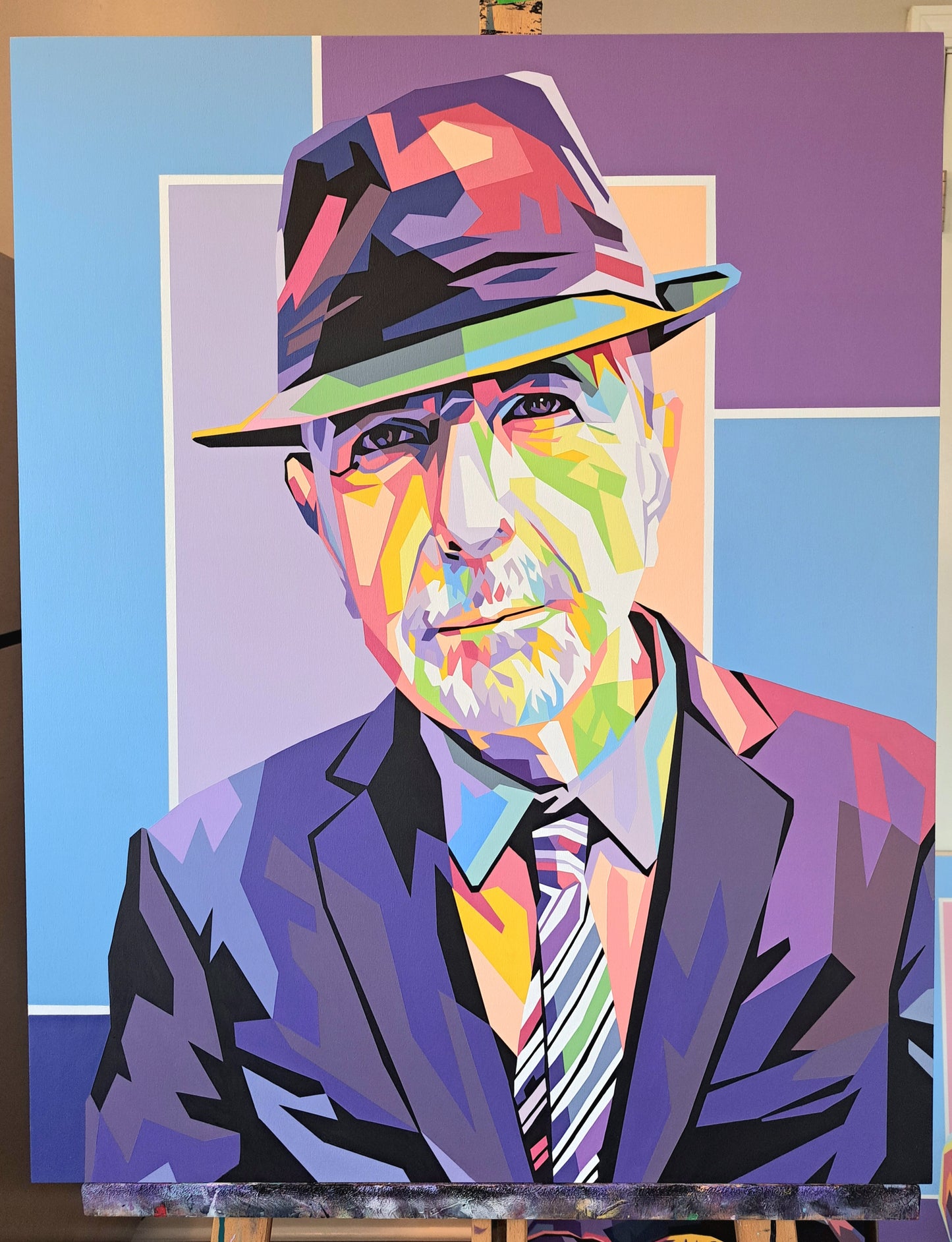 Original Painting - Leonard Cohen