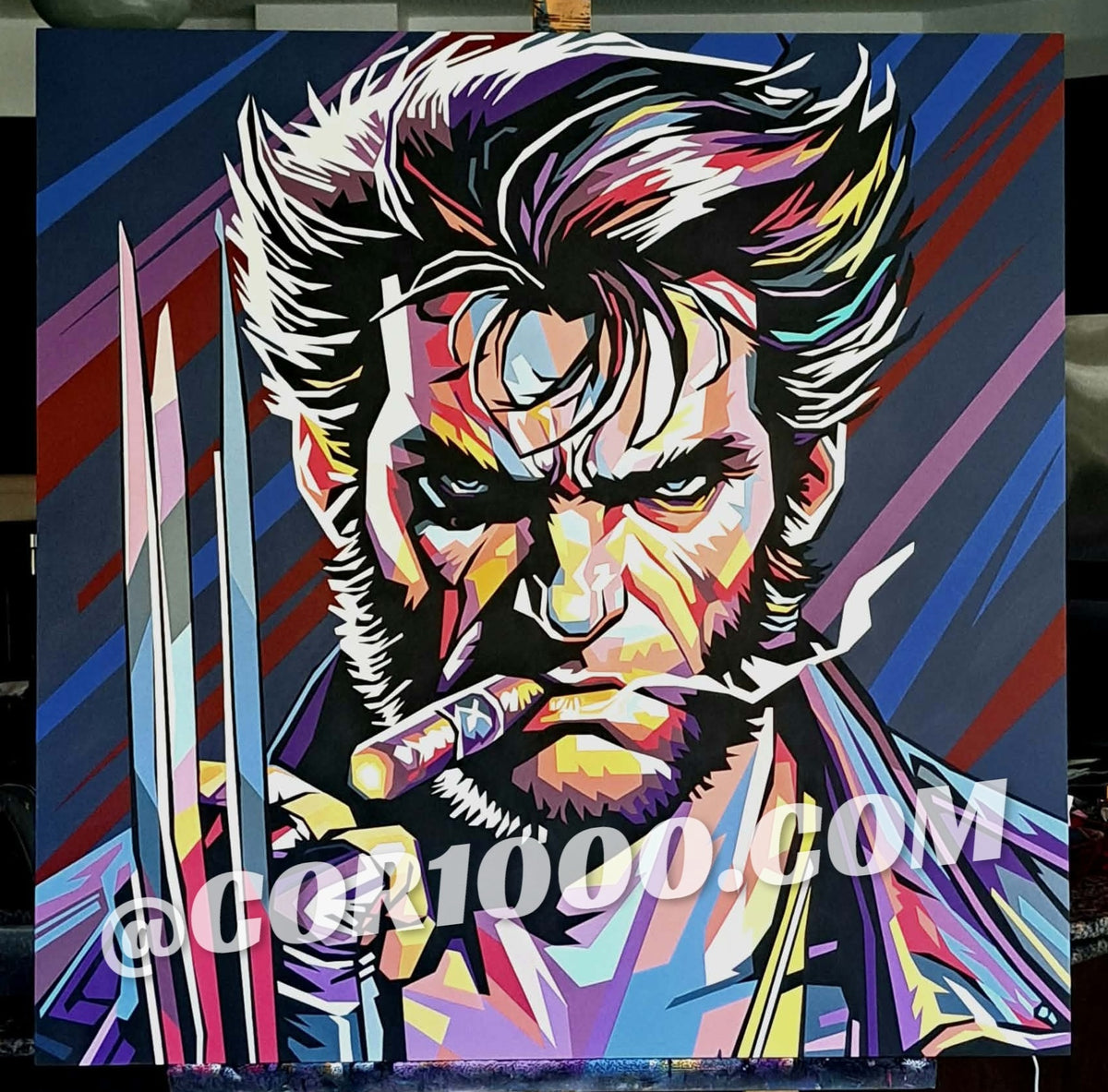 Original Painting - Logan (aka Weapon X)