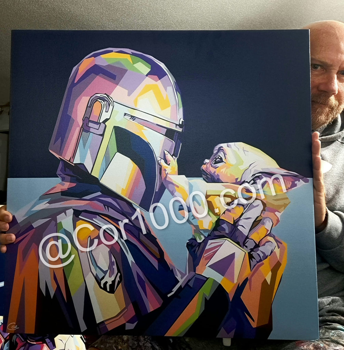 Canvas Print - Mando & Grogu