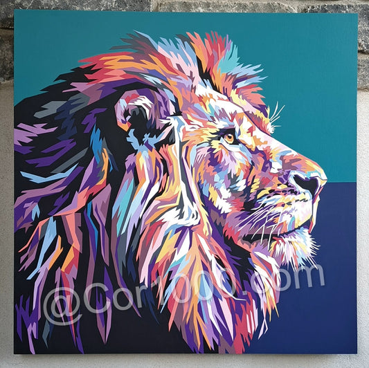 Original Painting - Luka the Lion