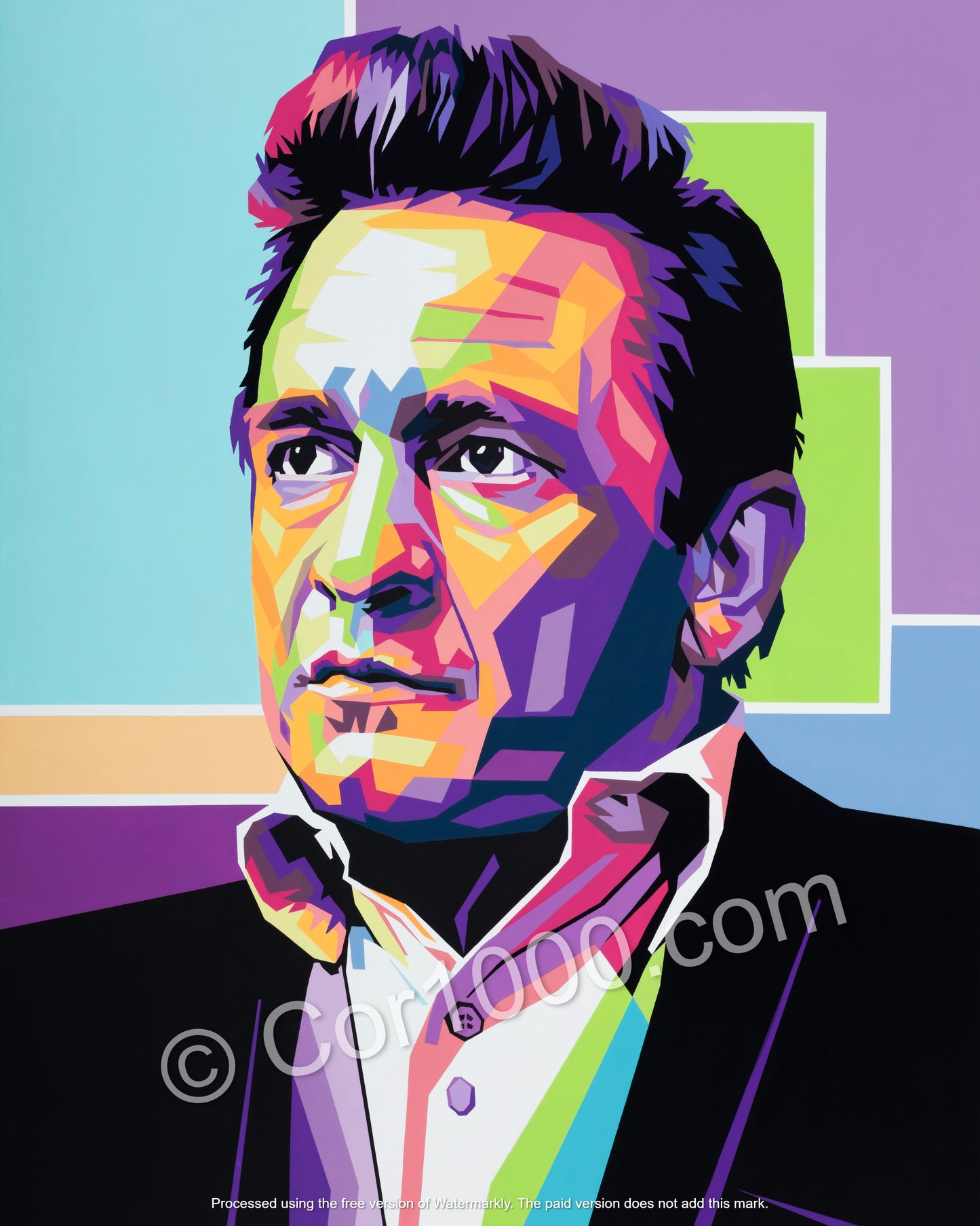 Original Painting - Johnny Cash