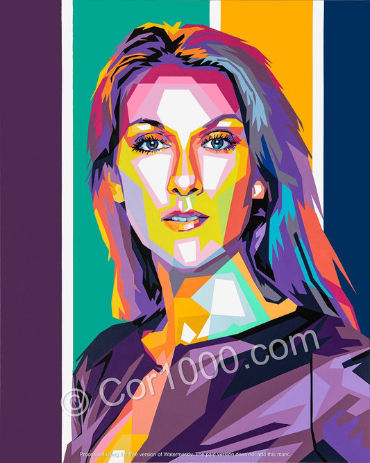 Original Painting - Celine Dion