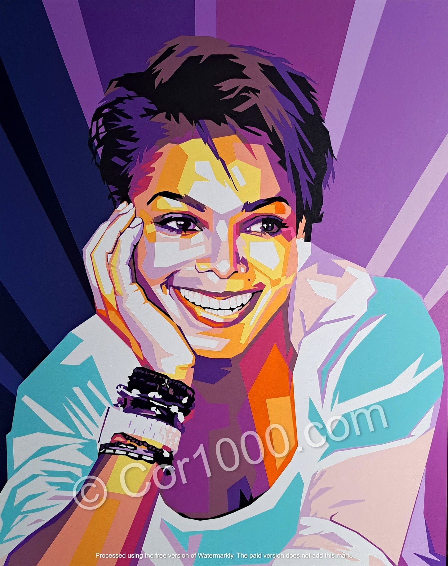 Original Painting - Janet Jackson