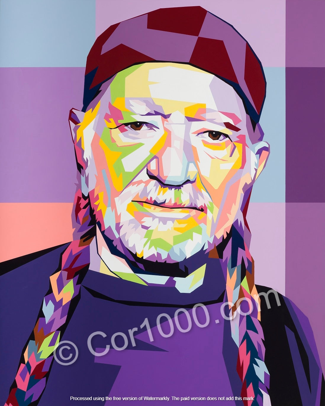 Original Painting - Willie Nelson