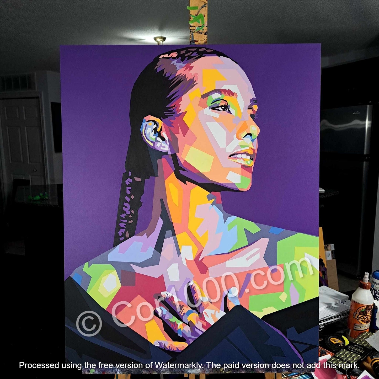 Original Painting - Alicia Keys