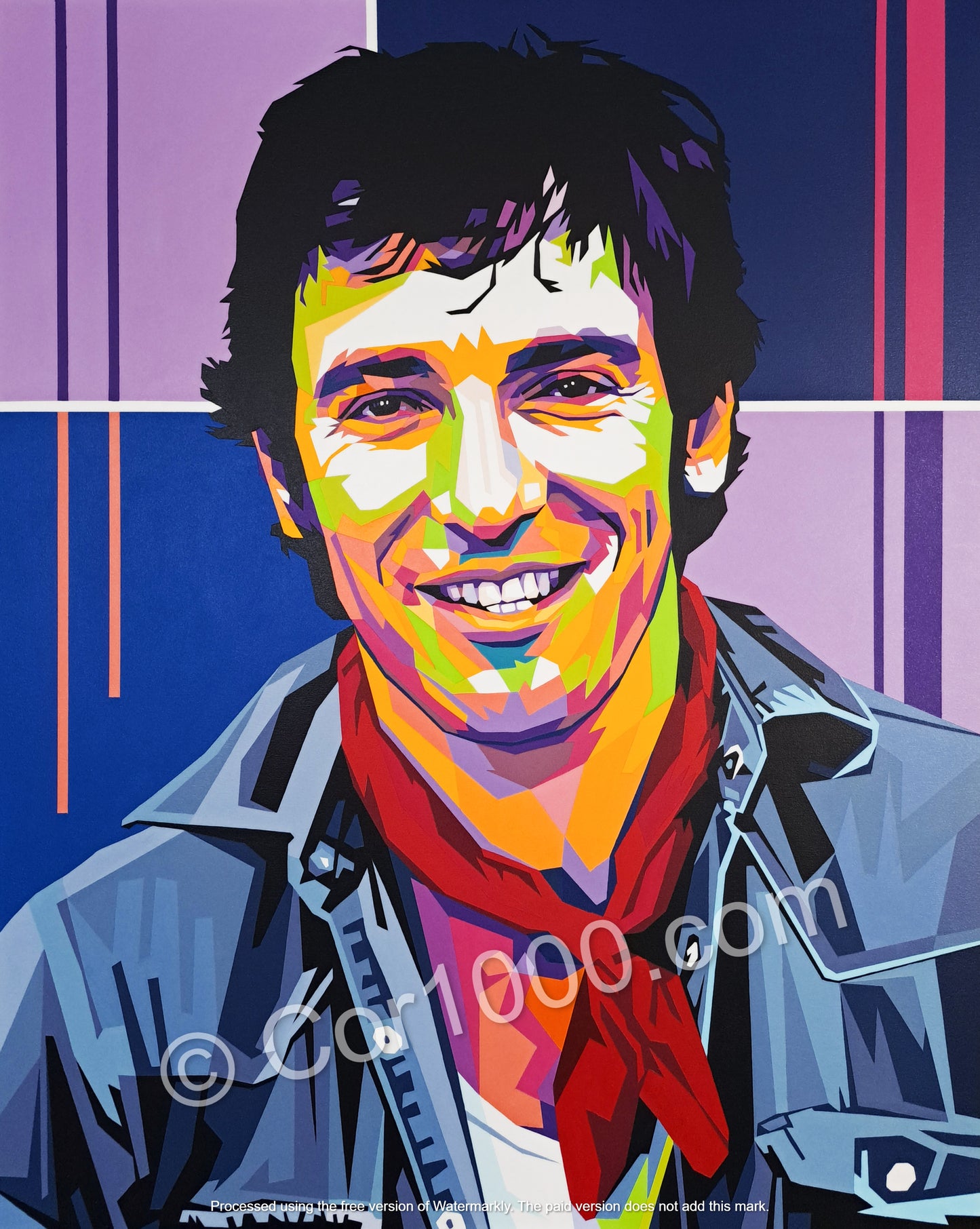 Original Painting - Bruce Springsteen