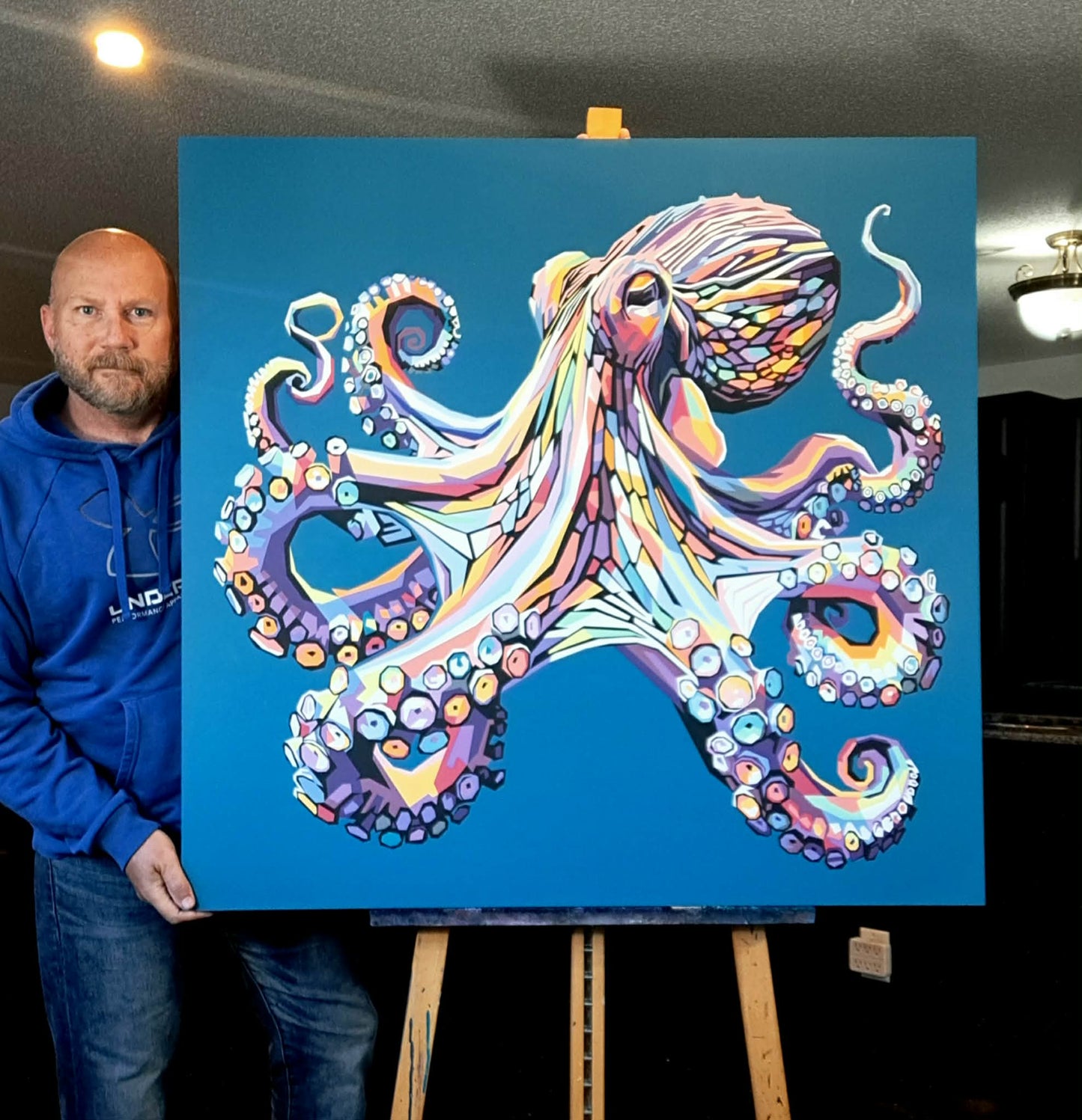 Original Painting - Opal the Octopus
