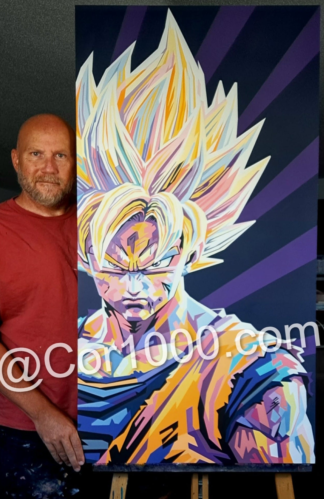 Original Painting - Goku - Super Saiyan
