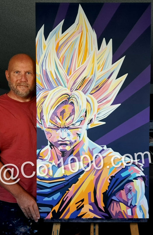 Original Painting - Goku - Super Saiyan