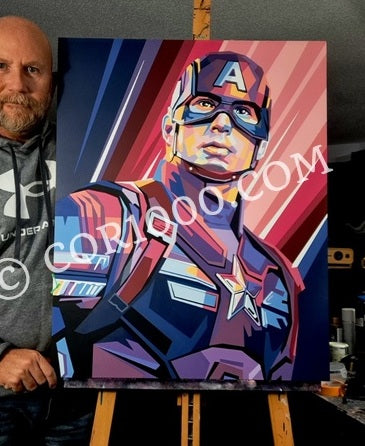 Captain America - Canvas Print