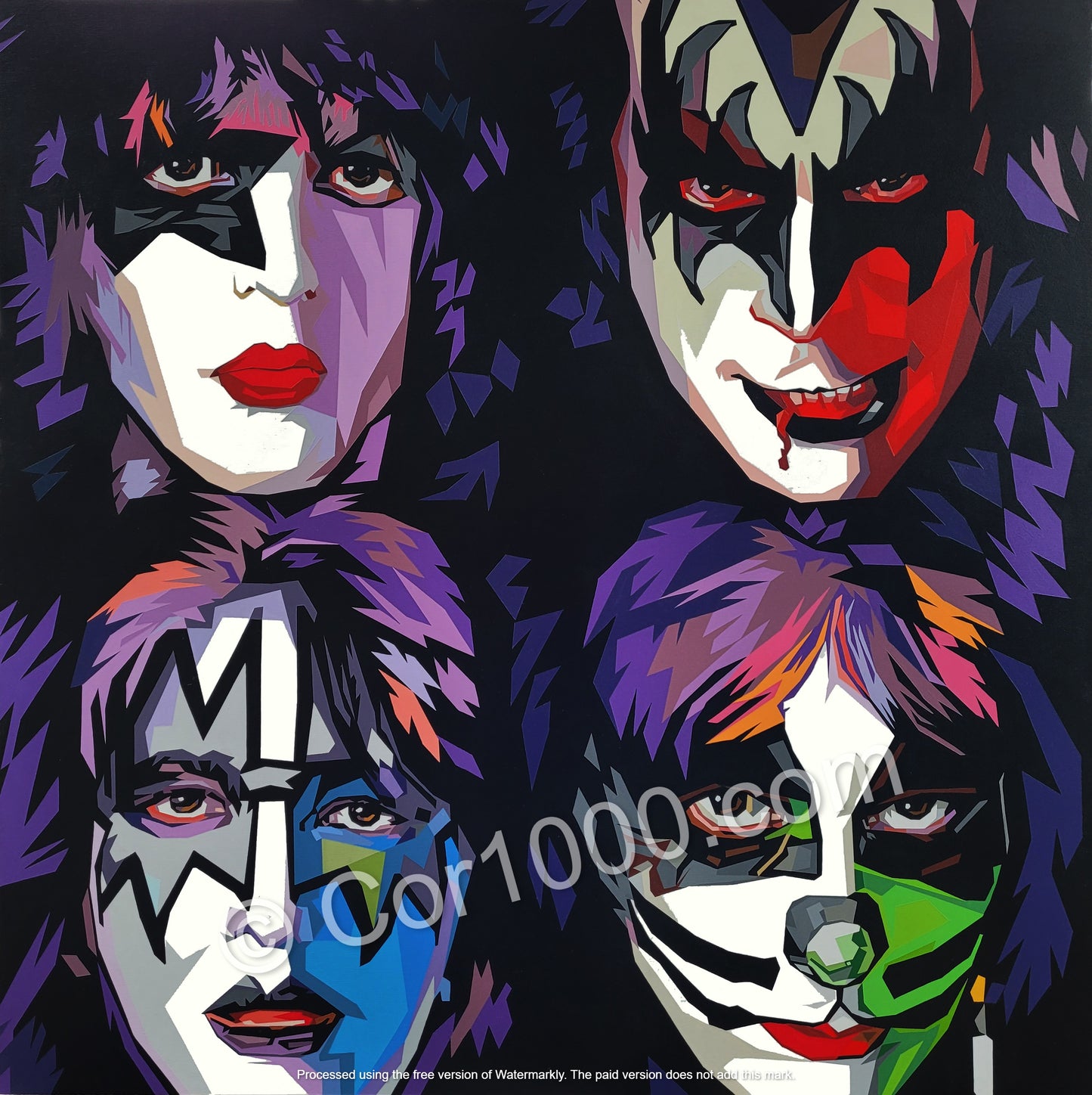 Original Painting - KISS