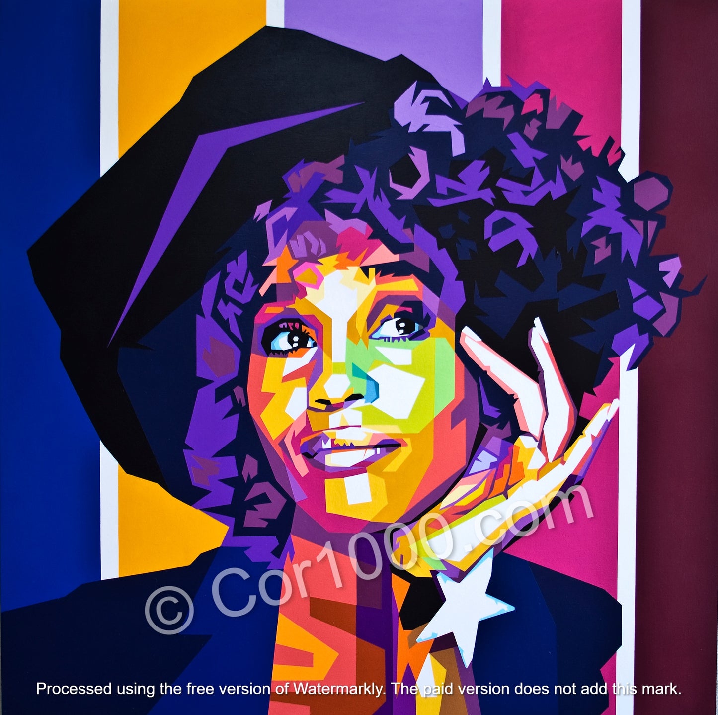 Original Painting - Whitney Houston