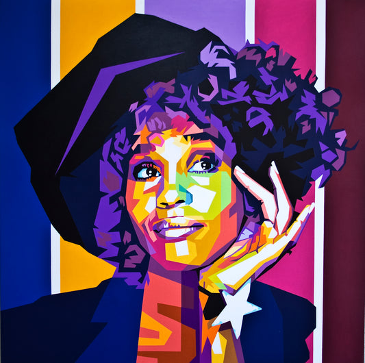 Original Painting - Whitney Houston